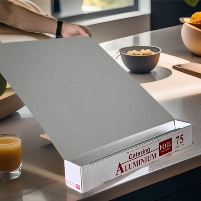 Portable Household Food-Grade Aluminum Foil Roll for Baking Customizable and Food-Safe