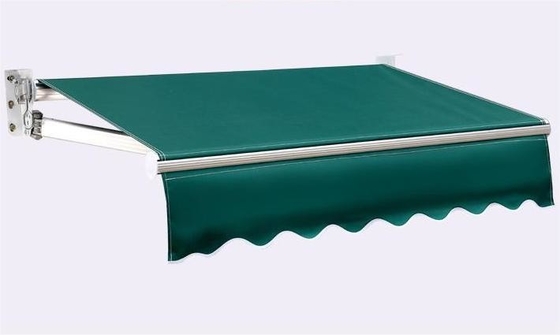 PU Coated Sail Finishing Fully Open Type Sunshade Awning KD with Aluminum Frame