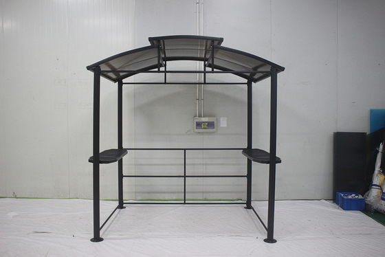 Folding BBQ Grill Pavilion Tent for Outdoor Shelter Canopy 2.36*1.52*2.36M Barbecue