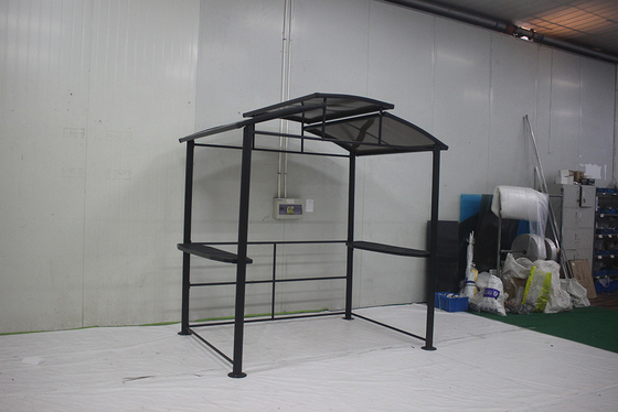 Folding BBQ Grill Pavilion Tent for Outdoor Shelter Canopy 2.36*1.52*2.36M Barbecue
