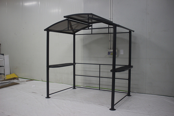 Folding BBQ Grill Pavilion Tent for Outdoor Shelter Canopy 2.36*1.52*2.36M Barbecue