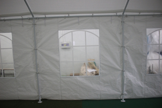 NATURE Pressure Treated Wood Type Outdoor 400*800cm Stretch Tents Metal Frame Marquee