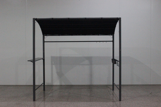 Outdoor Patio Polyester BBQ Shelter Barbecue Gazebo with Powder Coated Sail Finishing