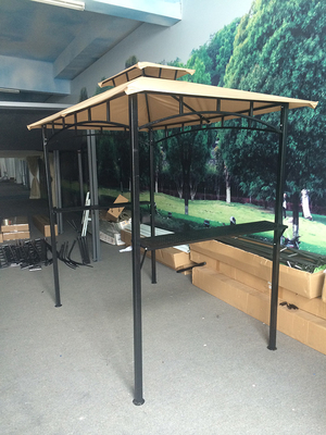 Polyester Sail Material 2.5*1.3*2.5M Patio Shelter Canopy Tent for BBQ Grill Gazebo