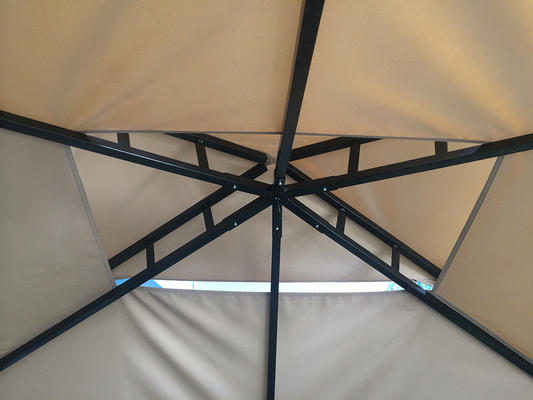 Polyester Sail Material 2.5*1.3*2.5M Patio Shelter Canopy Tent for BBQ Grill Gazebo
