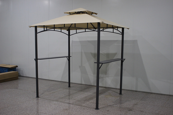 Outdoor Metal Frame Garden Gazebo Canopy 2.23*1.8*2.5M for Customizable Events