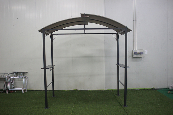 PA Coated Sail Finishing Metal Awning Canopy All Weather Sun Shade Shelter for BBQ Pavilion