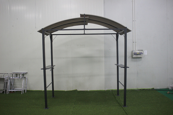 PA Coated Sail Finishing Metal Awning Canopy All Weather Sun Shade Shelter for BBQ Pavilion