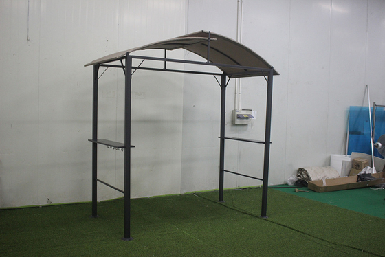 PA Coated Sail Finishing Metal Awning Canopy All Weather Sun Shade Shelter for BBQ Pavilion