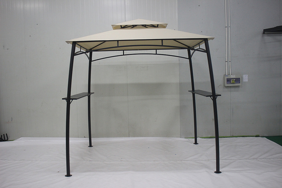 Customizable Metal Frame Garden BBQ Grill Gazebo for Outdoor Entertaining
