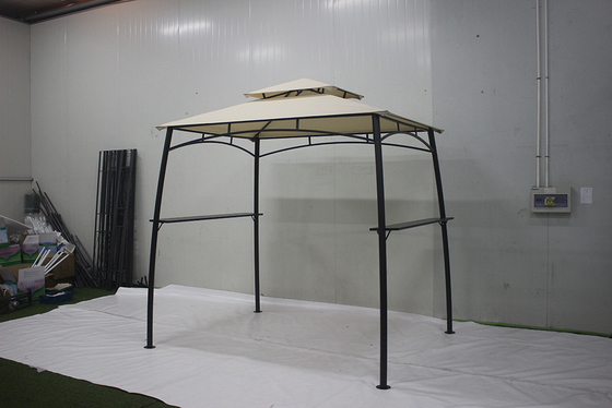 Customizable Metal Frame Garden BBQ Grill Gazebo for Outdoor Entertaining