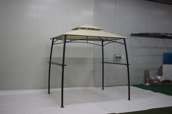 Customizable Metal Frame Garden BBQ Grill Gazebo for Outdoor Entertaining