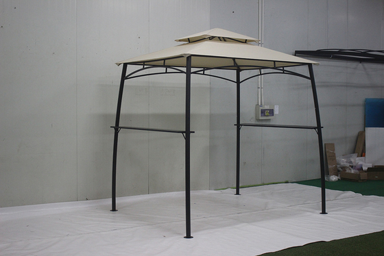 Customizable Metal Frame Garden BBQ Grill Gazebo for Outdoor Entertaining