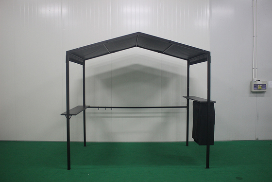 2.3*1.5*2.2M Outdoor Aluminum Hard Polyester Roof Gazebo with Powder Coated Sail Finishing