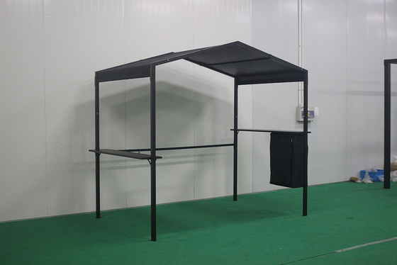 2.3*1.5*2.2M Outdoor Aluminum Hard Polyester Roof Gazebo with Powder Coated Sail Finishing