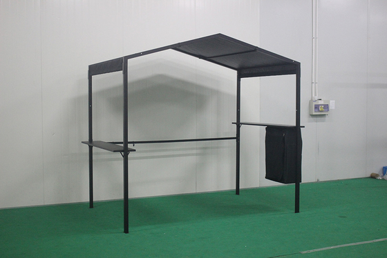 2.3*1.5*2.2M Outdoor Aluminum Hard Polyester Roof Gazebo with Powder Coated Sail Finishing