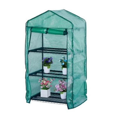 Metal Frame Transparent Waterproof PVC Mobile Greenhouse Cover for Garden Planting