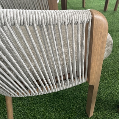 Outdoor Garden Furniture Aluminium Rattan Sofa Set Leisure Table Teapoy Dinner Set