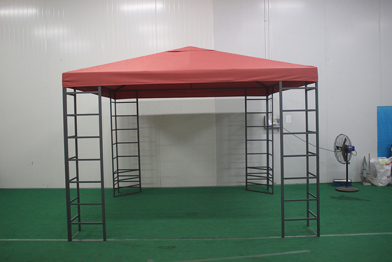 Outdoor Garden Patio 3*3*2.55M Rectangle Double Tops Gazebo in Large Size Package