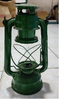 Sliver Metal Type Vintage Glass Decor Camp Hanging Light Large Capacity Kerosene Oil Lamps