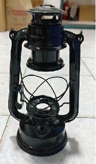 Sliver Metal Type Vintage Glass Decor Camp Hanging Light Large Capacity Kerosene Oil Lamps