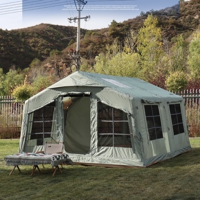 4 Seasons Mosquito Screen Cabin Tent for Camping 12.96m2 Room Space Inflatable Tent