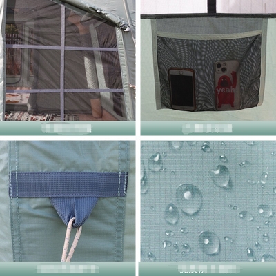 4 Seasons Mosquito Screen Cabin Tent for Camping 12.96m2 Room Space Inflatable Tent