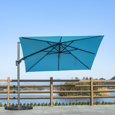 Collapsible Hanging Sun Shelter Canopy for Patio Offset Parasol Umbrella Contemporary
