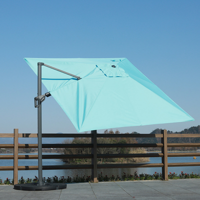 Collapsible Hanging Sun Shelter Canopy for Patio Offset Parasol Umbrella Contemporary