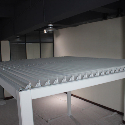 Outdoor Garden Aluminum Pergola with Waterproof Roof System Stylish Design