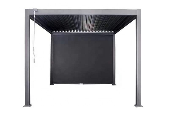 Aluminum Frame PERGOLA 3x4m Luxury Modern Outdoor Waterproof Roof Metal Garden Pergola