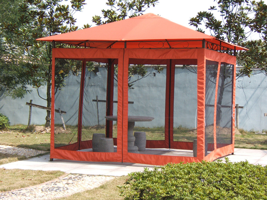Arches Garden Pergola Outdoor Aluminium Tent Gazebo with Sun Roof and Heavy Duty Frame