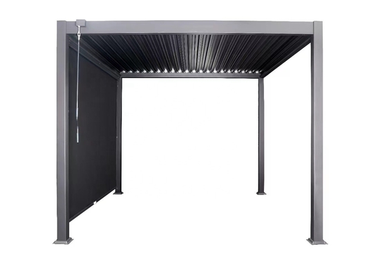 Aluminum Frame PERGOLA 3x4m Luxury Modern Outdoor Waterproof Roof Metal Garden Pergola