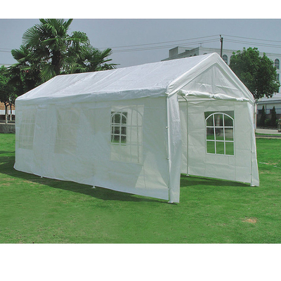 Not Coated Sail Finishing Outdoor Gazebo Canopy Tent with Window Sidewalls CP002