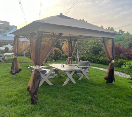 Foldable Gazebo Folding Tent Pop Up Canopy for Convenient Transport