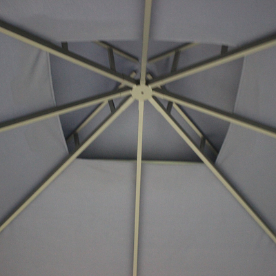 Garden Enthusiasts Polyester Fabric Luxury Garden Gazebo 3x3x2.75m from Professional