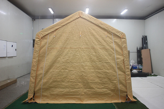 Convenient Single Vehicle Carport with Powder Coated Steel Frame and Fabric Cover
