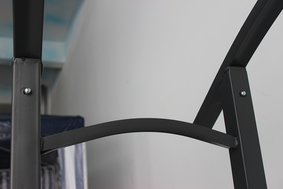 Customizable Metal Arch for Garden and Patio Gazebo in Black Color Not Coated Cover