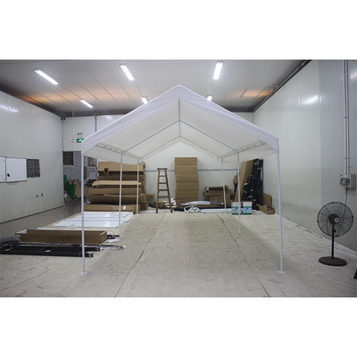 Metal Frame Outdoor Storage Shed 3 x 6 ft Canopy for Bike Motorcycle Portable Shelter
