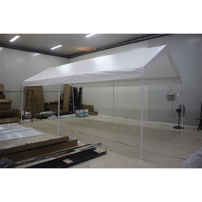 Metal Frame Outdoor Storage Shed 3 x 6 ft Canopy for Bike Motorcycle Portable Shelter