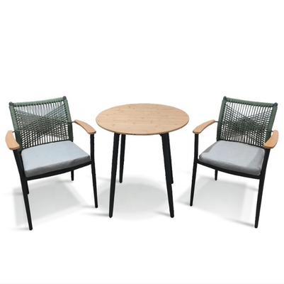 Aluminum Rattan Sofa Set Outdoor Garden Furniture with Luxury Table and Mail Packing