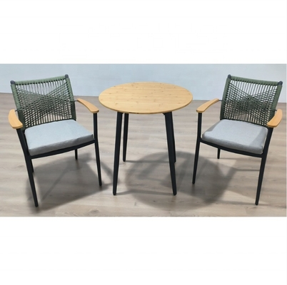 Aluminum Rattan Sofa Set Outdoor Garden Furniture with Luxury Table and Mail Packing