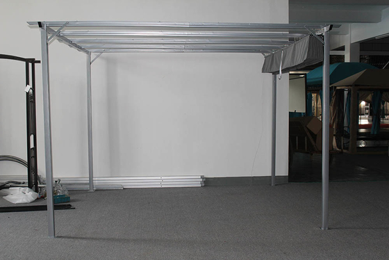 3*3.5*2.35M Attached To The House White Aluminum Frame Canopy Bargain Awning Prices