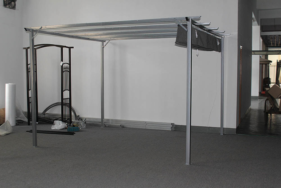 3*3.5*2.35M Attached To The House White Aluminum Frame Canopy Bargain Awning Prices