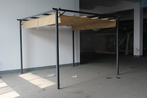 Customizable 3.1*3.1*2.3M Aluminum Outdoor Retractable Pergola Canopy for Garden Patio
