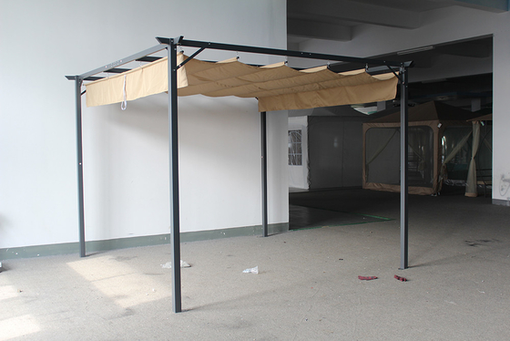 Customizable 3.1*3.1*2.3M Aluminum Outdoor Retractable Pergola Canopy for Garden Patio