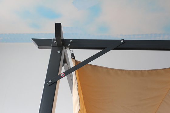 Customizable 3.1*3.1*2.3M Aluminum Outdoor Retractable Pergola Canopy for Garden Patio