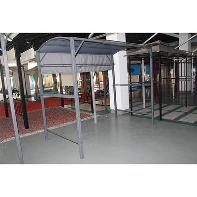 Steel Frame Gazebo Pavilion Pergola with 2.45*1.37*2.15M Size and Collapsible Design
