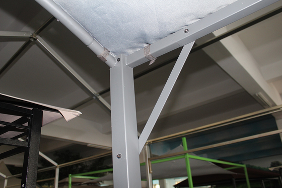 Steel Frame Gazebo Pavilion Pergola with 2.45*1.37*2.15M Size and Collapsible Design
