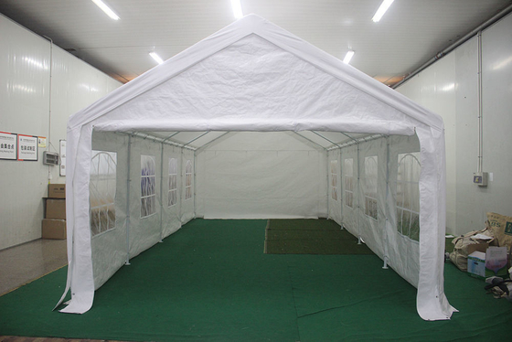 Carport Garage Canopy Shelter Tent With Sidewalls Galvanized Poles for Vehicle Storage
